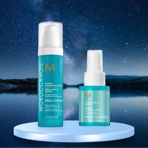 MOROCCANOIL Mini Frizz Shield Spray & Intense Smoothing Frizz Control Hair Serum